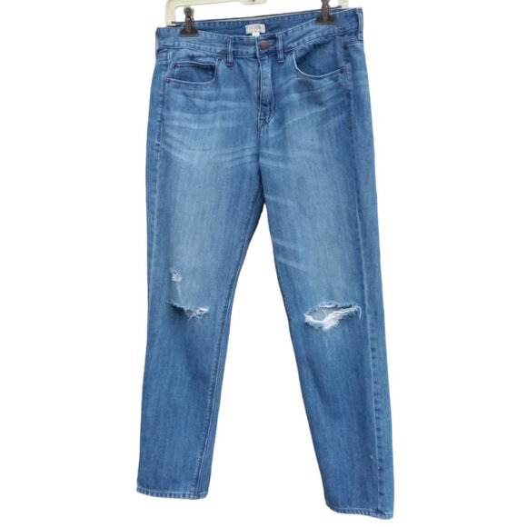 J Crew tapered distressed jeans sz 29 - Picture 1 of 12